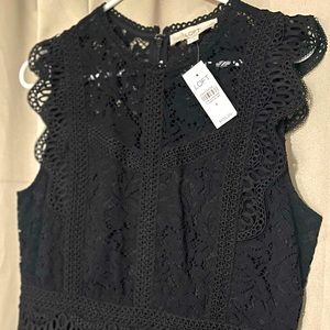 Ann Taylor Loft NWT Black dress size 6